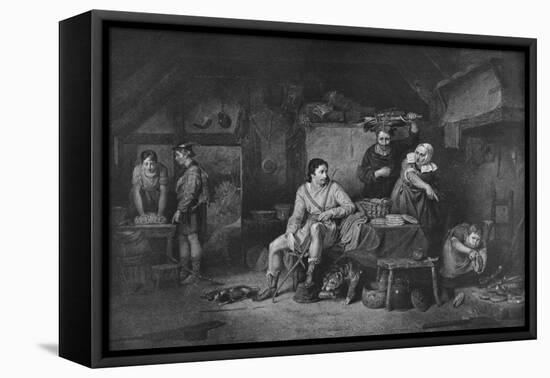'King Alfred in Neatherd Cottage', 1806, (1912)-David Wilkie-Framed Premier Image Canvas