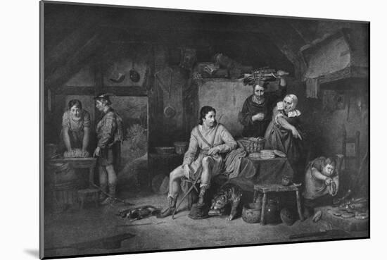 'King Alfred in Neatherd Cottage', 1806, (1912)-David Wilkie-Mounted Giclee Print