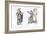 King and Knight, Late 12th Century-Henry Shaw-Framed Giclee Print