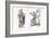 King and Knight, Late 12th Century-Henry Shaw-Framed Giclee Print