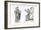 King and Knight, Late 12th Century-Henry Shaw-Framed Giclee Print