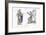 King and Knight, Late 12th Century-Henry Shaw-Framed Giclee Print