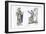 King and Knight, Late 12th Century-Henry Shaw-Framed Giclee Print