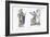 King and Knight, Late 12th Century-Henry Shaw-Framed Giclee Print