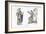 King and Knight, Late 12th Century-Henry Shaw-Framed Giclee Print