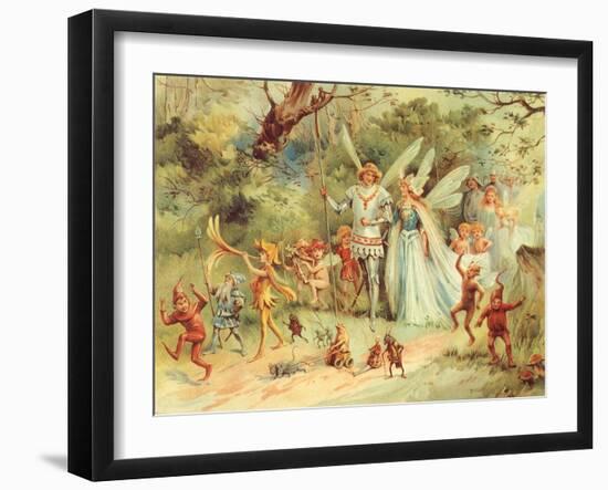 King and Queen Fairy, 1910-null-Framed Giclee Print