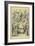 King and Queen of Hearts, Lewis Carroll-John Tenniel-Framed Giclee Print