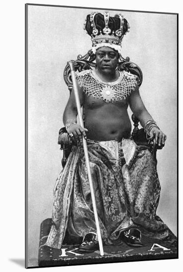 King Archibong II of Gambia, Africa, 1922-null-Mounted Giclee Print