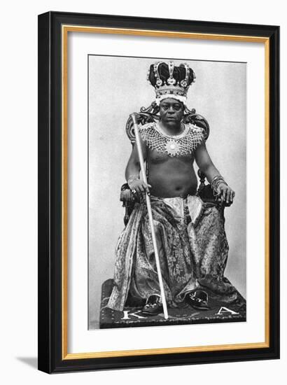 King Archibong II of Gambia, Africa, 1922-null-Framed Giclee Print