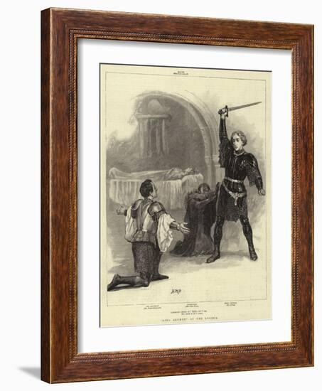 King Arthur at the Lyceum-Henry Marriott Paget-Framed Giclee Print