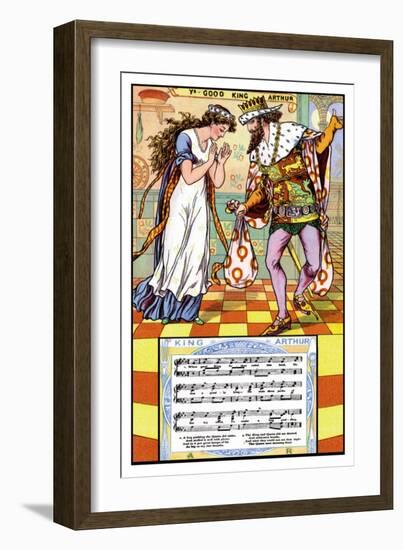 King Arthur, c.1885-Walter Crane-Framed Art Print