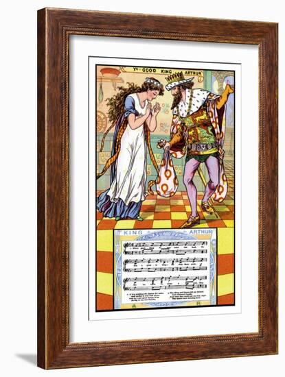 King Arthur, c.1885-Walter Crane-Framed Art Print