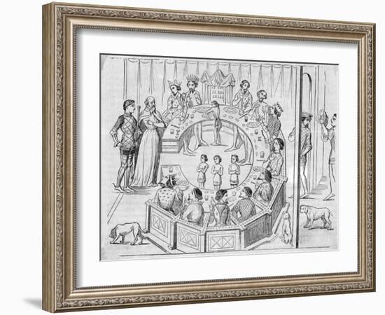 King Arthur's Knights of the round Table-null-Framed Giclee Print