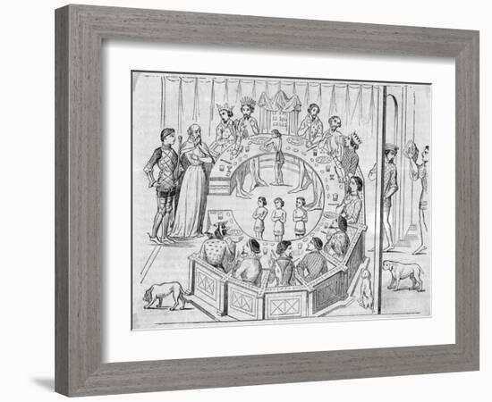 King Arthur's Knights of the round Table-null-Framed Giclee Print