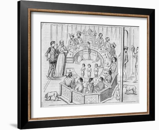 King Arthur's Knights of the round Table-null-Framed Giclee Print