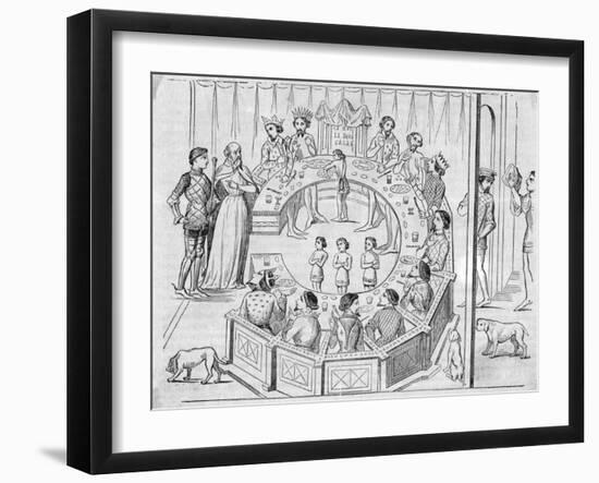 King Arthur's Knights of the round Table-null-Framed Giclee Print