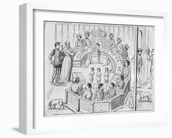 King Arthur's Knights of the round Table-null-Framed Giclee Print