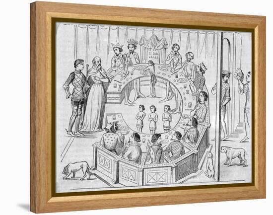 King Arthur's Knights of the round Table-null-Framed Premier Image Canvas