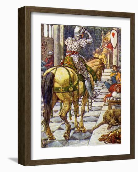 King Arthur's Knights-Walter Crane-Framed Giclee Print