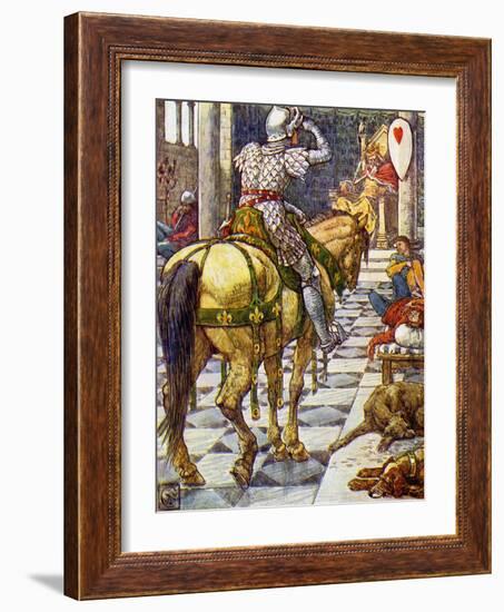 King Arthur's Knights-Walter Crane-Framed Giclee Print