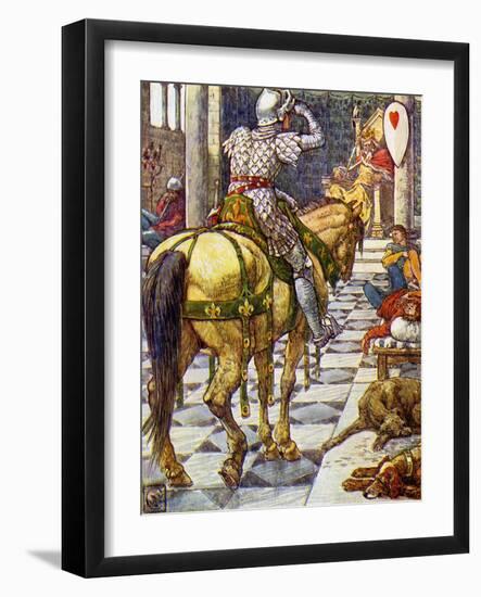 King Arthur's Knights-Walter Crane-Framed Giclee Print