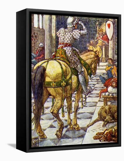 King Arthur's Knights-Walter Crane-Framed Premier Image Canvas