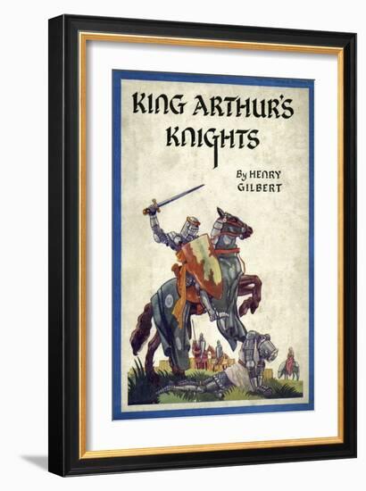 King Arthur 's Stories - cover illustration-Walter Crane-Framed Giclee Print
