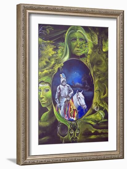 King Arthur Travels-Sue Clyne-Framed Giclee Print