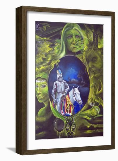 King Arthur Travels-Sue Clyne-Framed Giclee Print