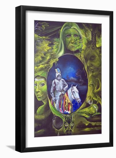 King Arthur Travels-Sue Clyne-Framed Giclee Print