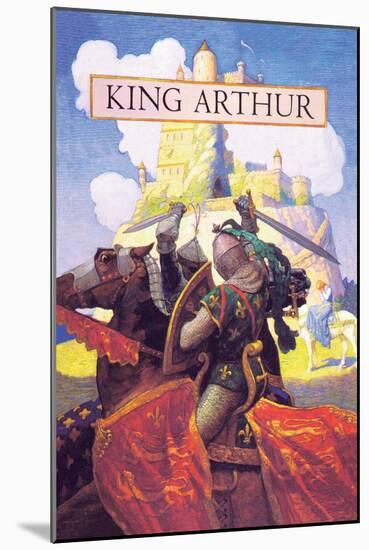 King Arthur-Newell Convers Wyeth-Mounted Art Print