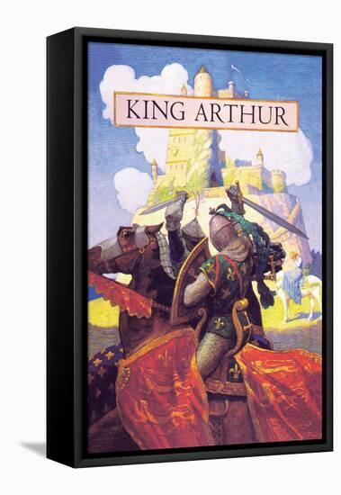 King Arthur-Newell Convers Wyeth-Framed Stretched Canvas