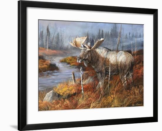 King at Water's Edge-Trevor V. Swanson-Framed Giclee Print