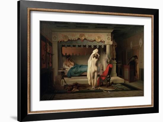 King Candaules, after 1859-Jean-Leon Gerome-Framed Giclee Print