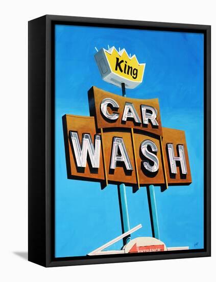 King Car Wash-Clayton Rabo-Framed Premier Image Canvas
