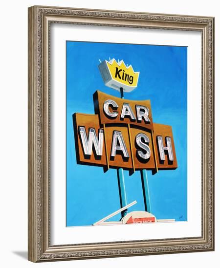 King Car Wash-Clayton Rabo-Framed Giclee Print