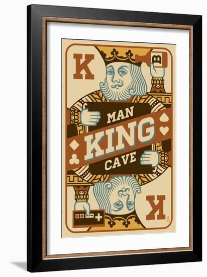 King Card-Lantern Press-Framed Art Print