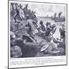 King Ceadwalla Attacking the Isle of Wight Ad686, 1920's-Ernest Prater-Mounted Giclee Print