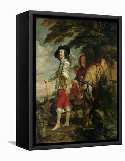 King Charles I (1600-49) of England out Hunting, circa 1635-Sir Anthony Van Dyck-Framed Premier Image Canvas