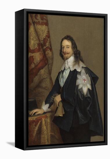 King Charles I-Sir Anthony Van Dyck-Framed Premier Image Canvas