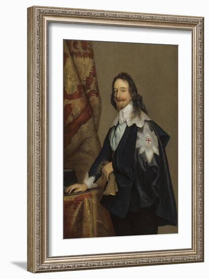 King Charles I-Sir Anthony Van Dyck-Framed Giclee Print