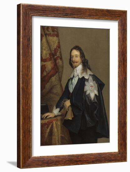 King Charles I-Sir Anthony Van Dyck-Framed Giclee Print