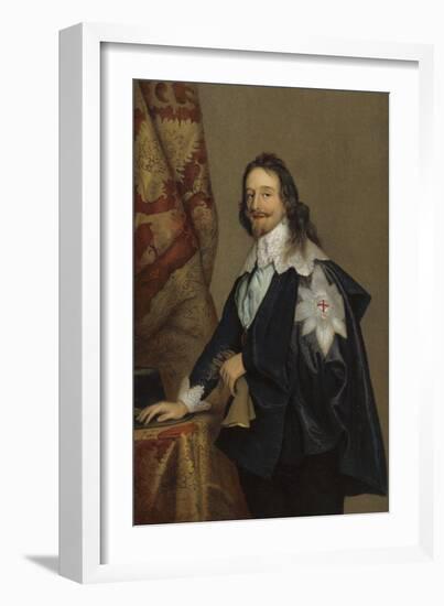 King Charles I-Sir Anthony Van Dyck-Framed Giclee Print