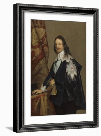 King Charles I-Sir Anthony Van Dyck-Framed Giclee Print