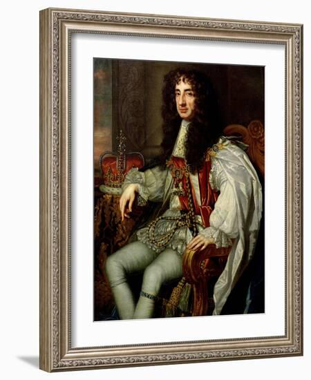 King Charles II (1630-85)-Sir Peter Lely-Framed Giclee Print