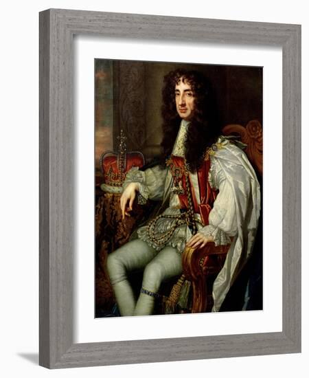 King Charles II (1630-85)-Sir Peter Lely-Framed Giclee Print