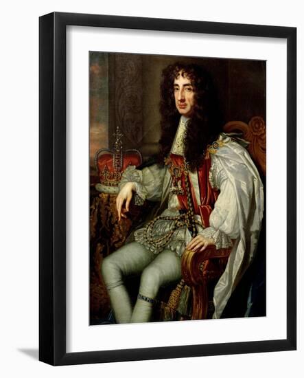 King Charles II (1630-85)-Sir Peter Lely-Framed Giclee Print