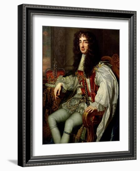 King Charles II (1630-85)-Sir Peter Lely-Framed Giclee Print
