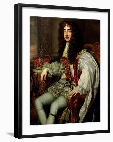 King Charles II (1630-85)-Sir Peter Lely-Framed Giclee Print