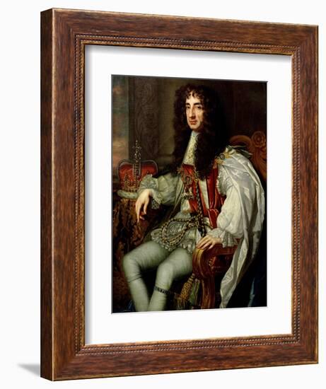 King Charles II (1630-85)-Sir Peter Lely-Framed Giclee Print